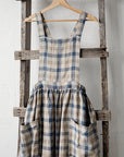 Beach Festive Cottage Linen Dress, Size XL (STOCK)