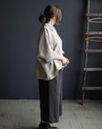 Natural 3/4 Linen Shirt