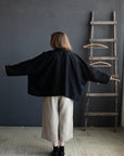 Black Tokyo Linen Jacket