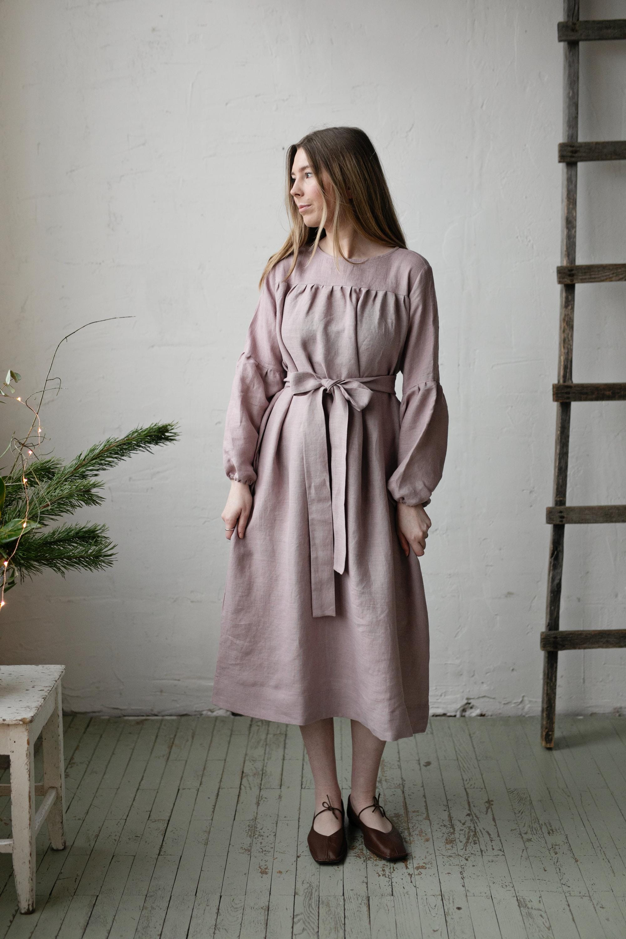 Women Linen Dresses allthebeautifullinen Women Linen Dresses allthebeautifullinen