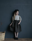 Natural Linen Puff Sleeve Top