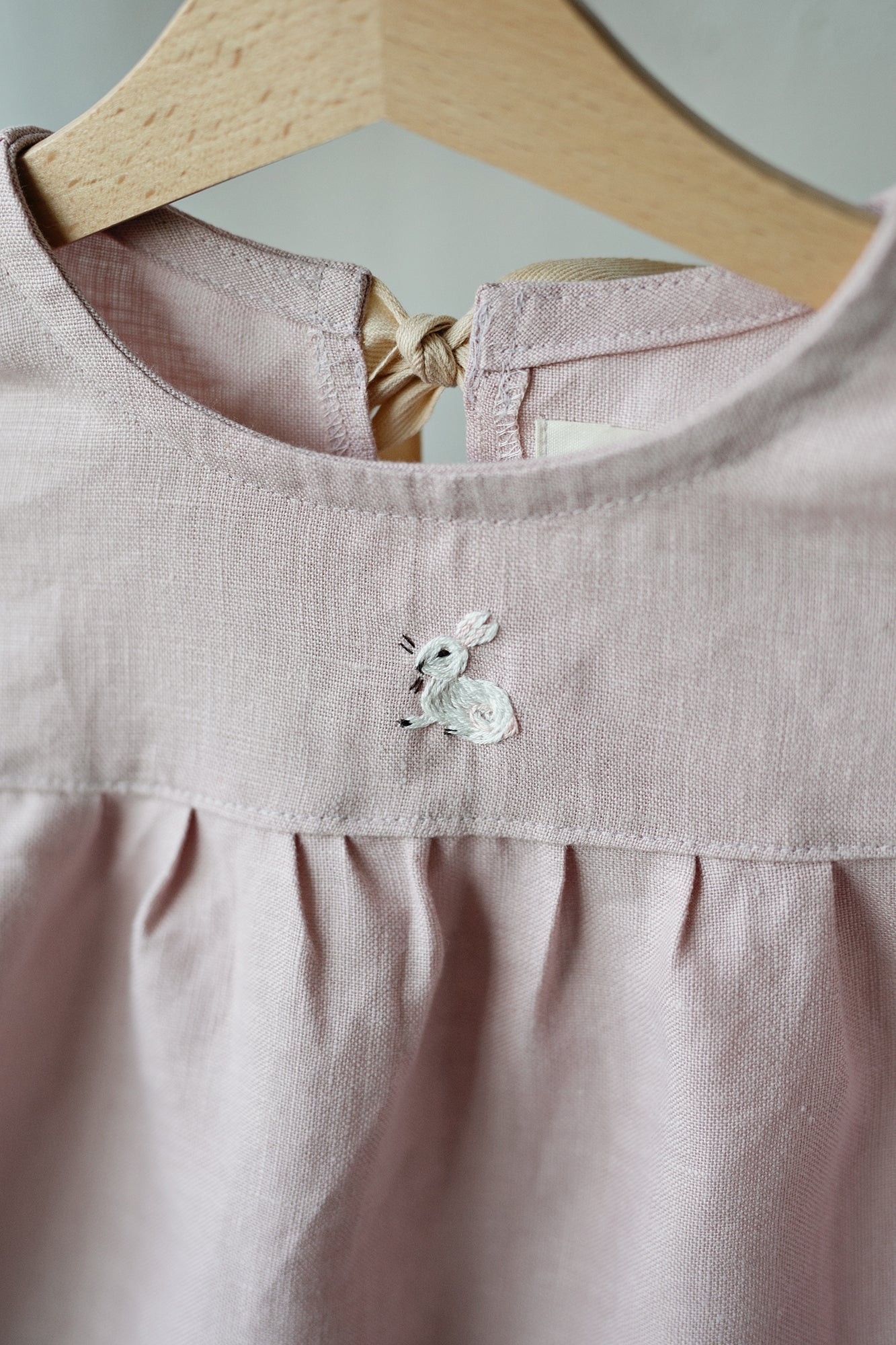 Baby Pink Short  Linen Tunic