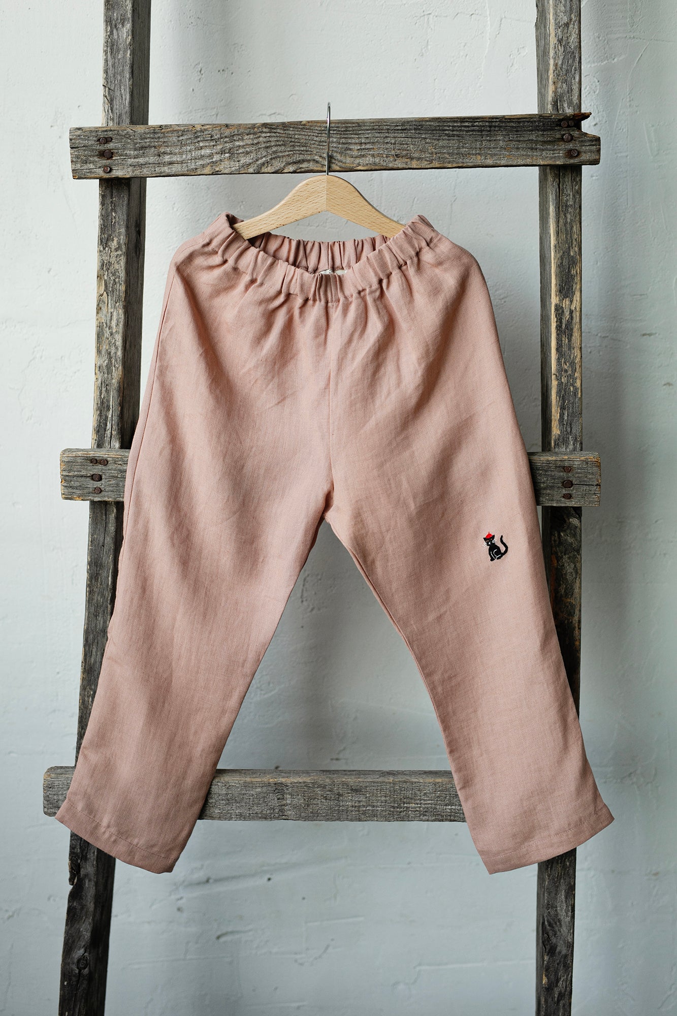 Dusty Rose Linen Pants