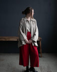 Natural Long Linen Shirt