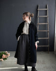 Black Linen Shirt Dress