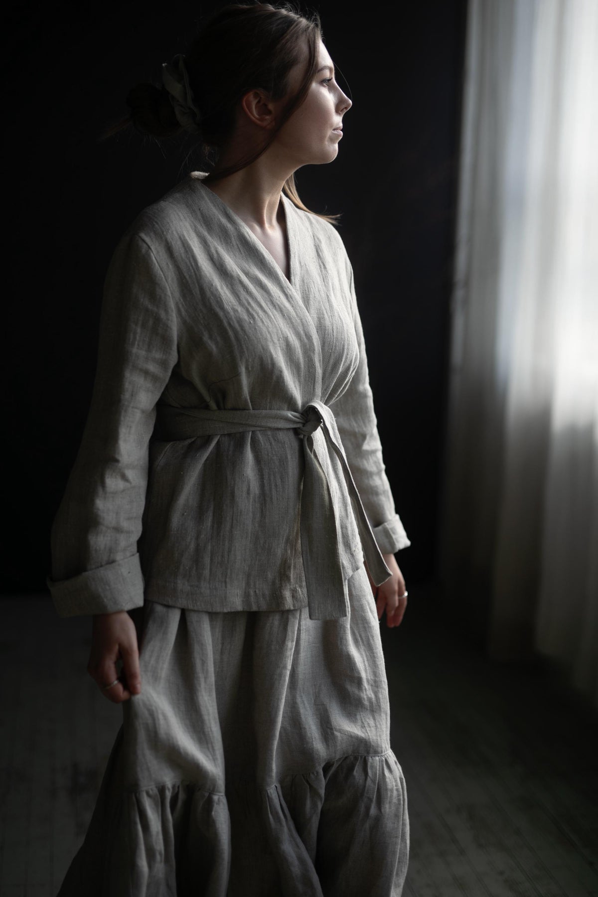 Natural Kyoto Linen Jacket