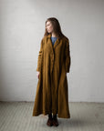 Amber Jane Austen Linen Coat, Size S (STOCK)