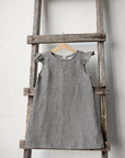 Grey gingham Fairy Linen Dress