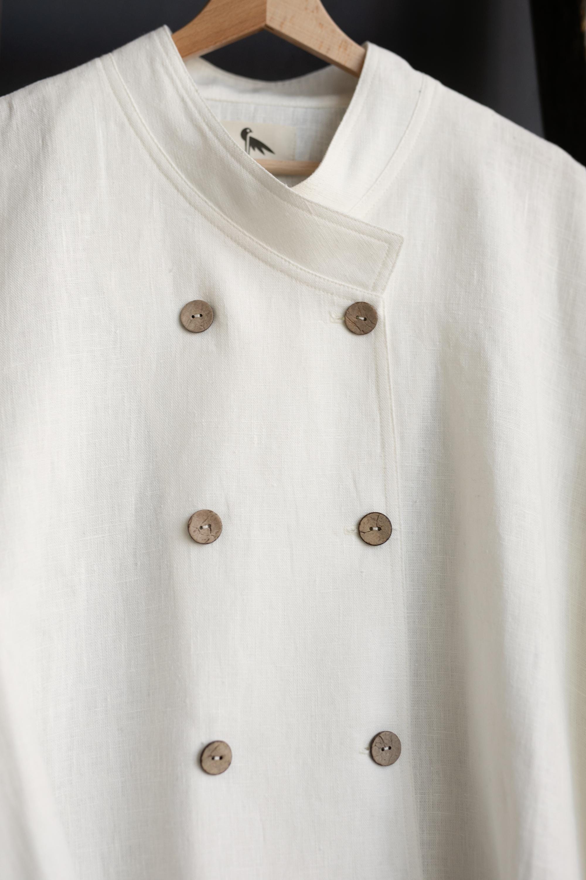 White Tokyo Linen Jacket