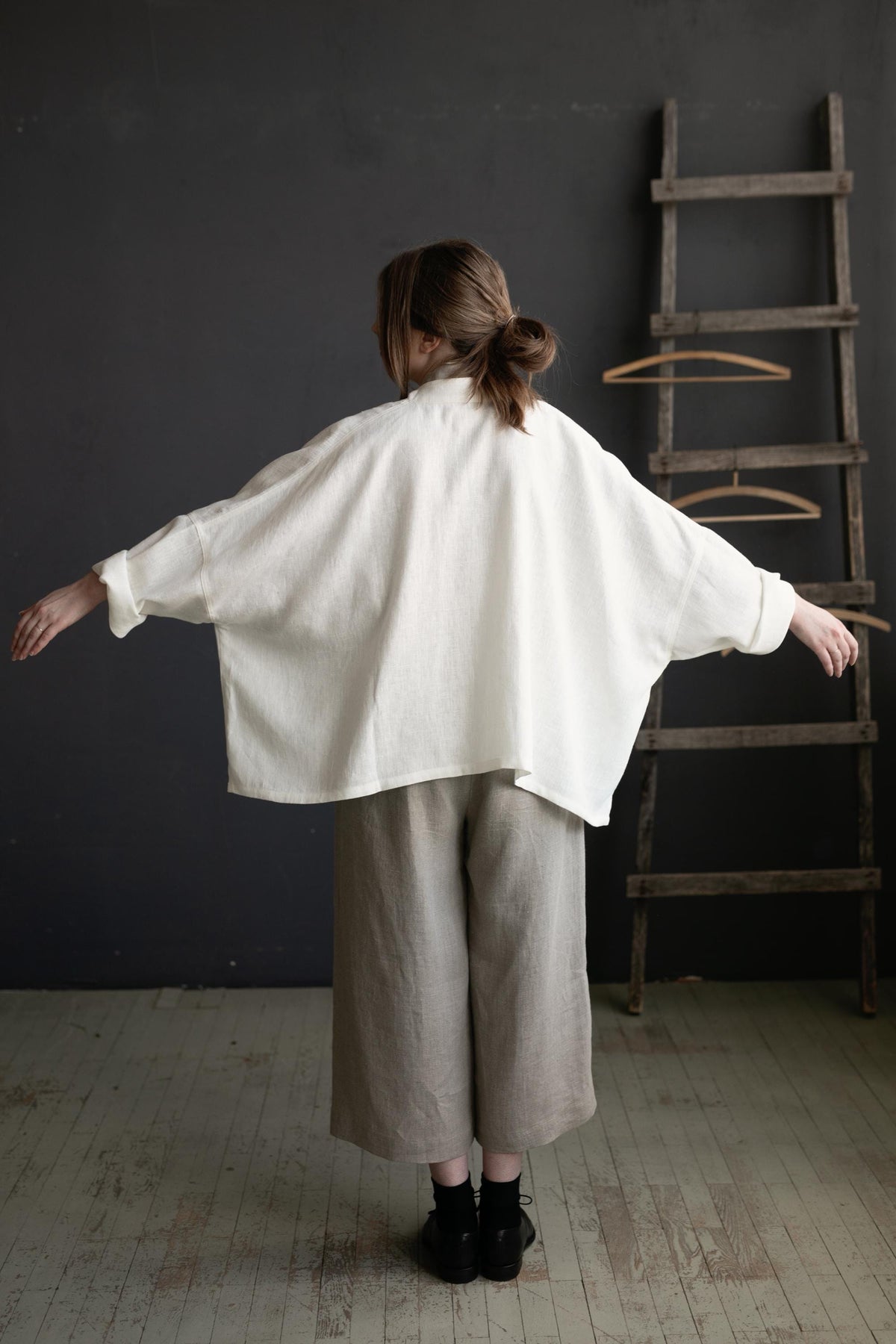 White Tokyo Linen Jacket