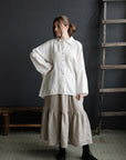 White Long Linen Shirt