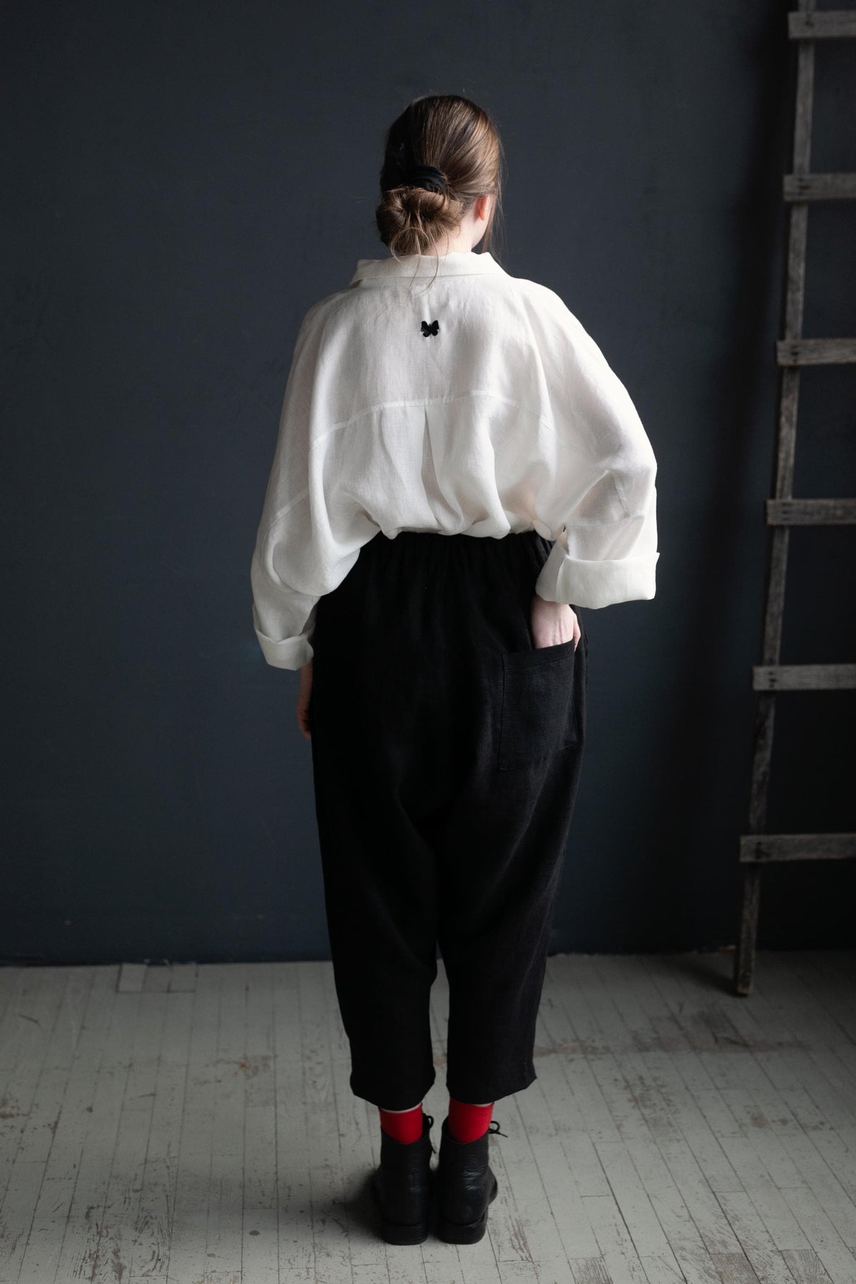 White Osaka Linen Shirt