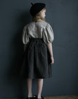 Natural Linen Puff Sleeve Top