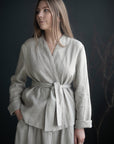 Natural Kyoto Linen Jacket
