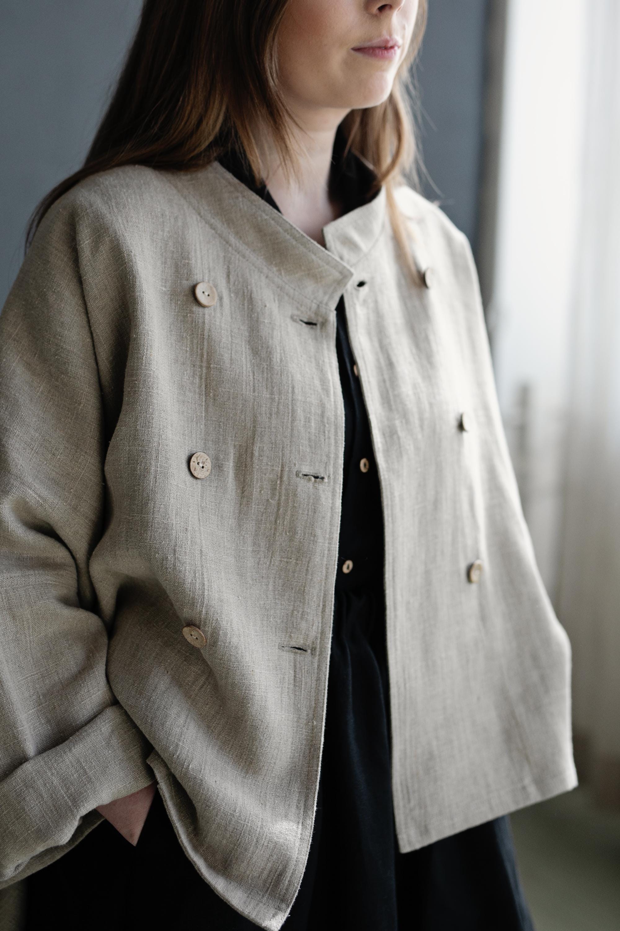 Natural Tokyo Linen Jacket