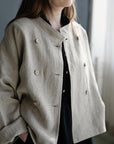 Natural Tokyo Linen Jacket