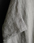 B&W Stripe 3/4 Linen Shirt