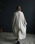 Natural Linen Shirt Dress