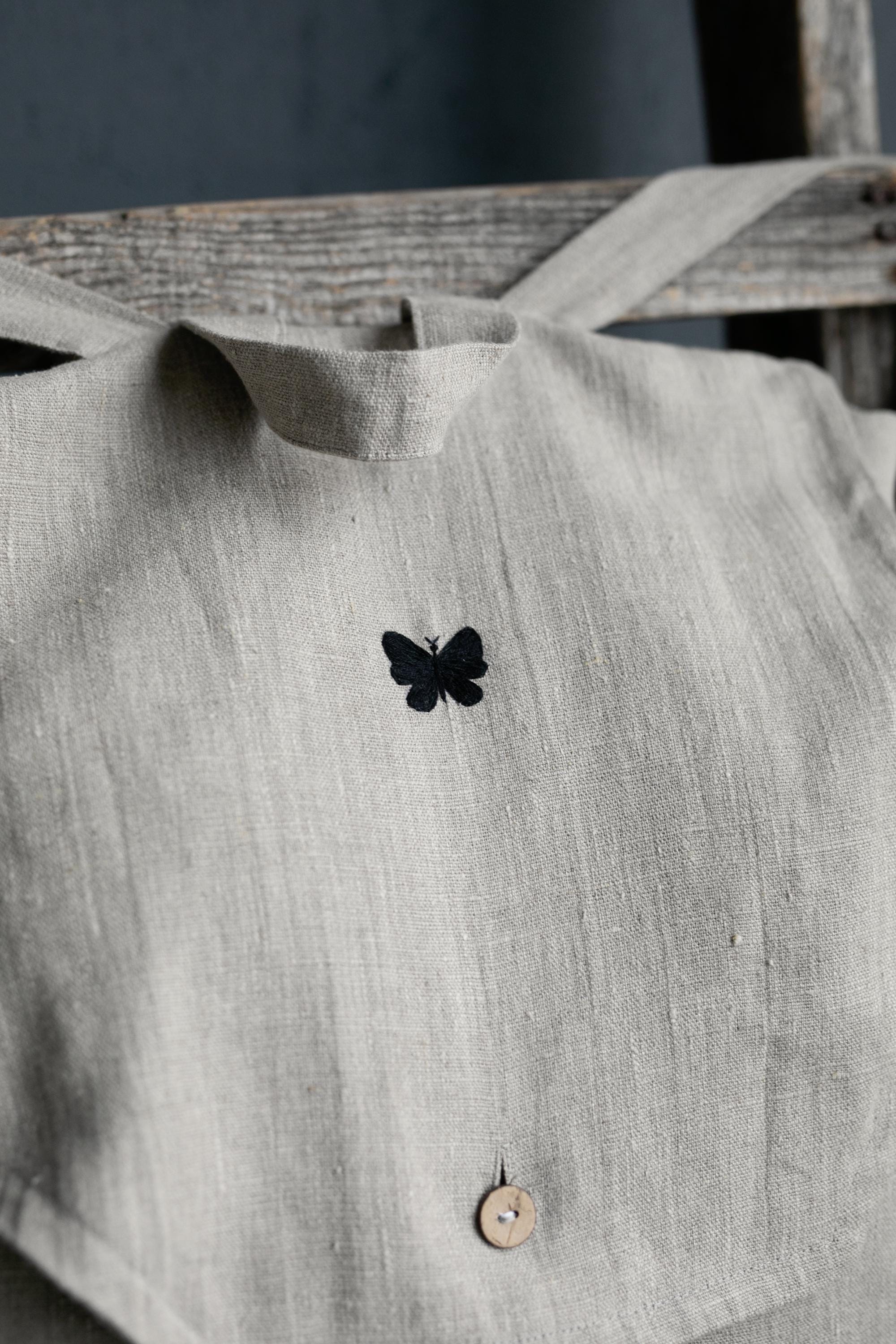 Natural Linen Backpack