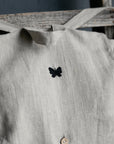 Natural Linen Backpack