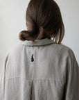 Natural 3/4 Linen Shirt