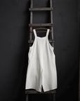 White Linen Overalls