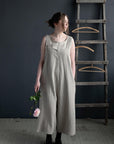 Natural Linen Overalls