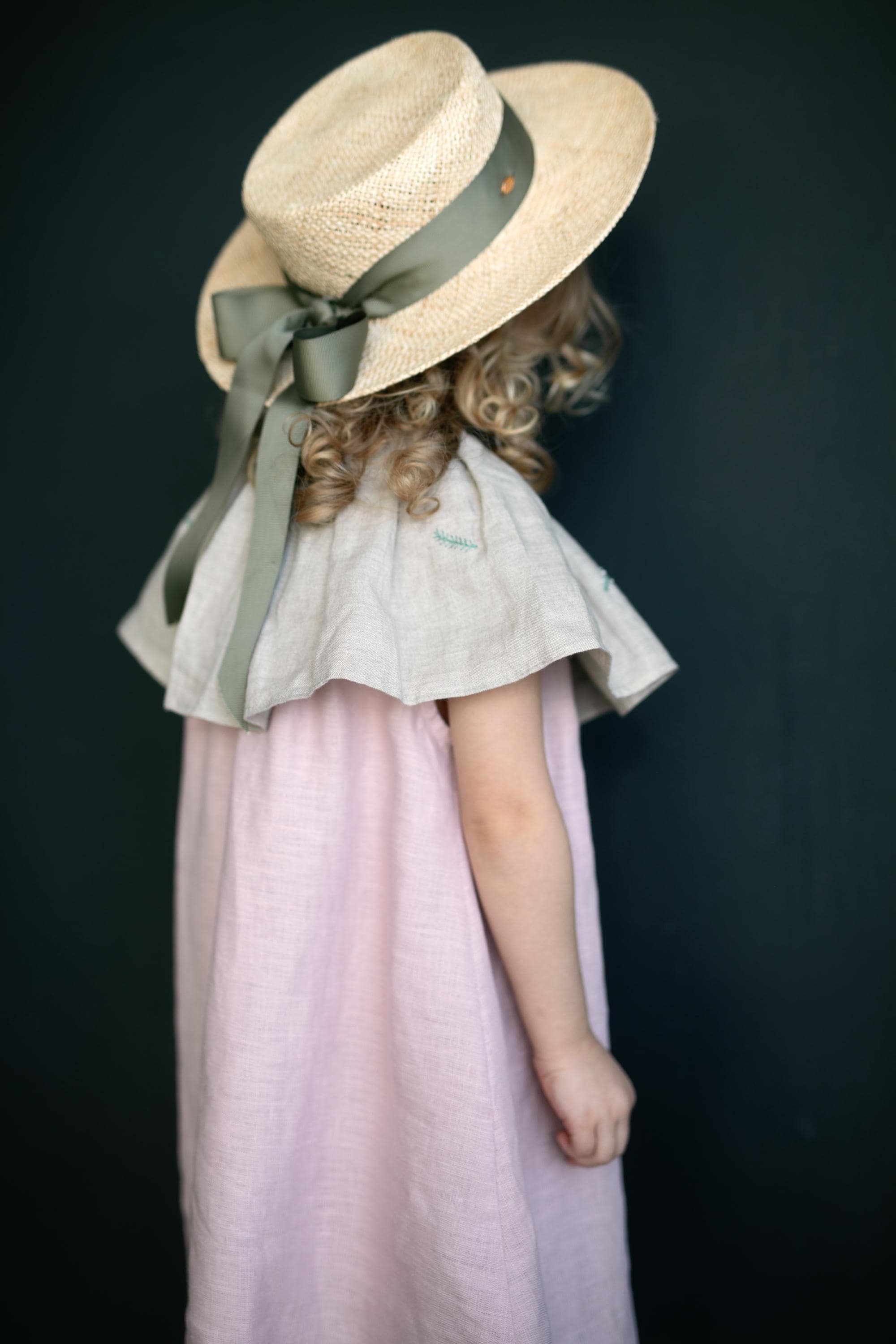 Natural Big Linen Collar