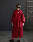 Cherry 3/4 Linen Shirt