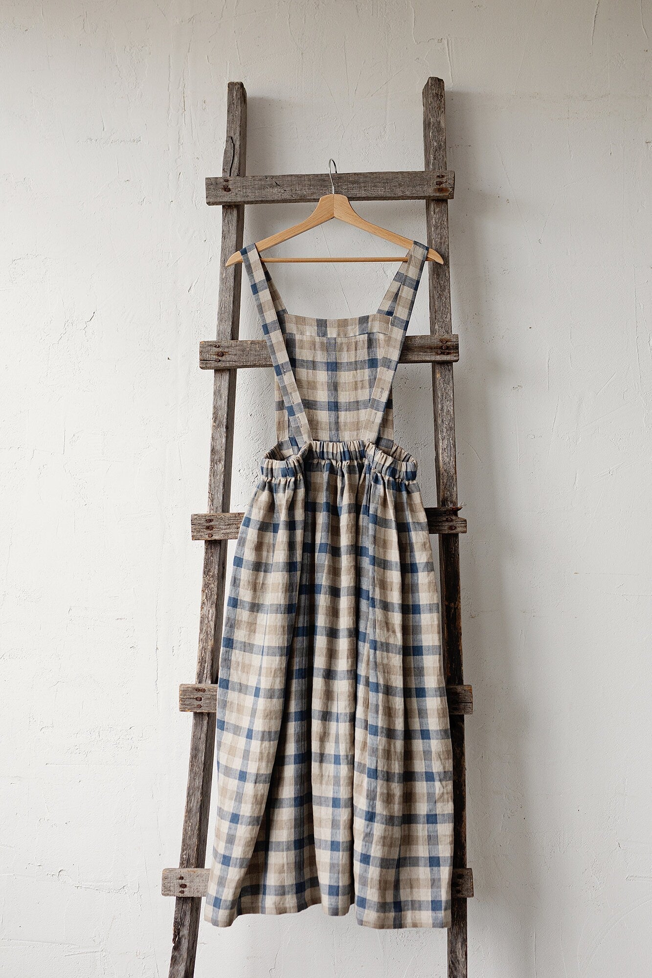 Beach Festive Cottage Linen Dress, Size XL (STOCK)