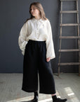 White Long Linen Shirt