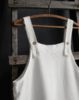 White Linen Overalls