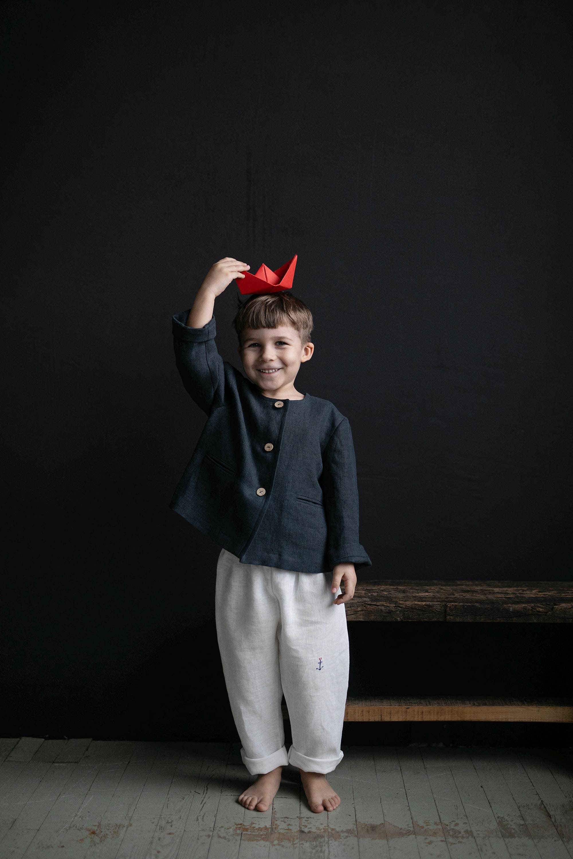 White Sailor Linen Pants