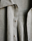 Natural Long Linen Shirt