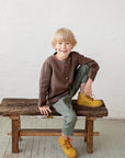 Sage Linen Pants, 4-5 years (STOCK)