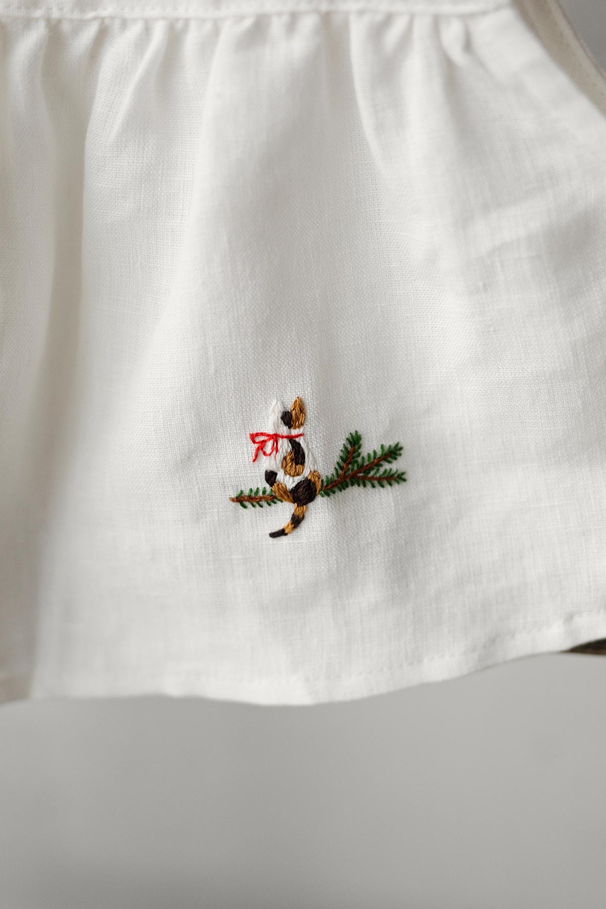 White Sailor Retro Linen Shirt