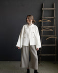 White Tokyo Linen Jacket