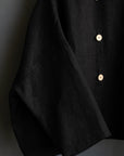 Black Tokyo Linen Jacket