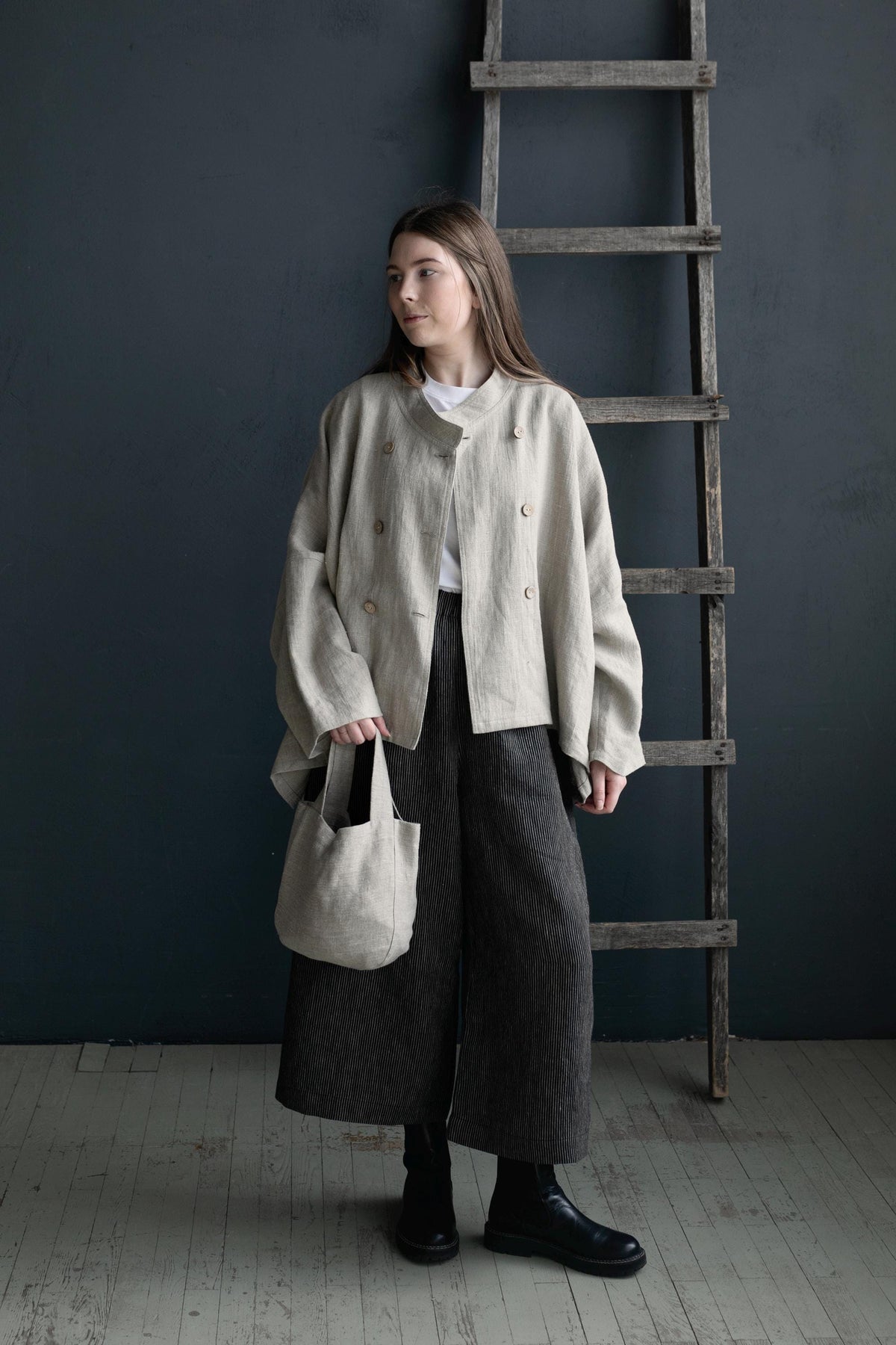 Natural Tokyo Linen Jacket