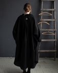 Black Linen Shirt Dress