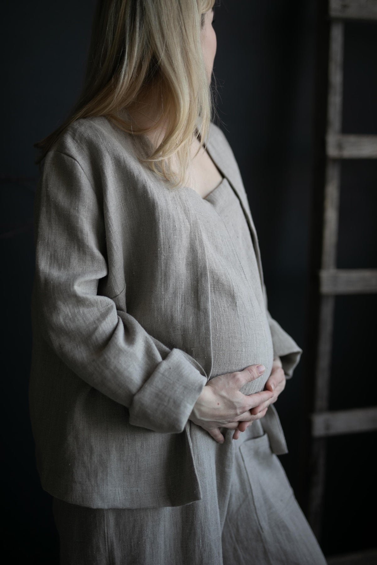 Natural Kyoto Linen Jacket