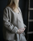 Natural Kyoto Linen Jacket