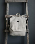Natural Linen Backpack