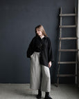 Black Long Linen Shirt