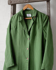 Apple Green Emma Linen Coat, Size M