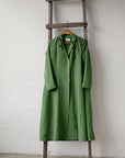 Apple Green Emma Linen Coat, Size M