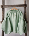 Green Tea Parachute Linen Tunic