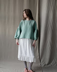 Mint Kimono Linen Tunic