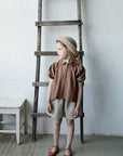 Caramel Candy Linen Shirt