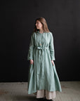 Mint Emma Linen Coat